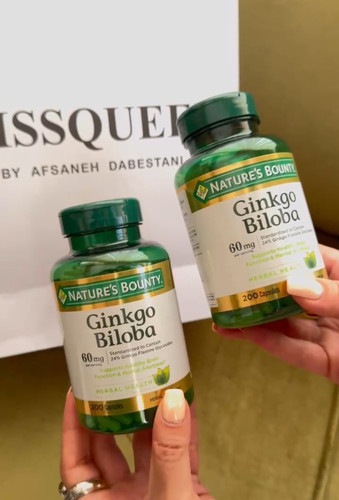 مکمل تقویت حافظه ginkgo biloba از برند nature’s bounty