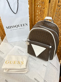 کولهپشتی زنانه Guess مدل Stansbury لوگودار قهوه ای