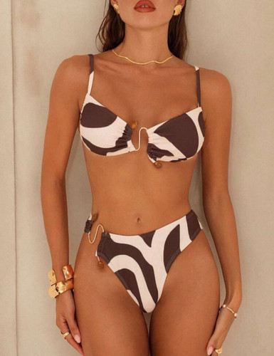 ست بیکینی زنانه Swim Chiccia با تزئین فلزی سایز اسمال