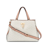 کیف دستی زنانه سفید Guess Factory مدل Satchel