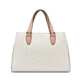 کیف دستی زنانه سفید Guess Factory مدل Satchel