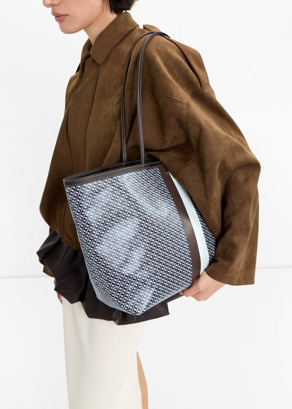 کیف توری برچ مدل Racer Tote آبی