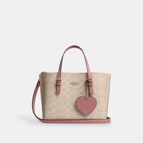 کیف دستی و کراسبادی کوچ مدل Mollie 25 با آویز قلب