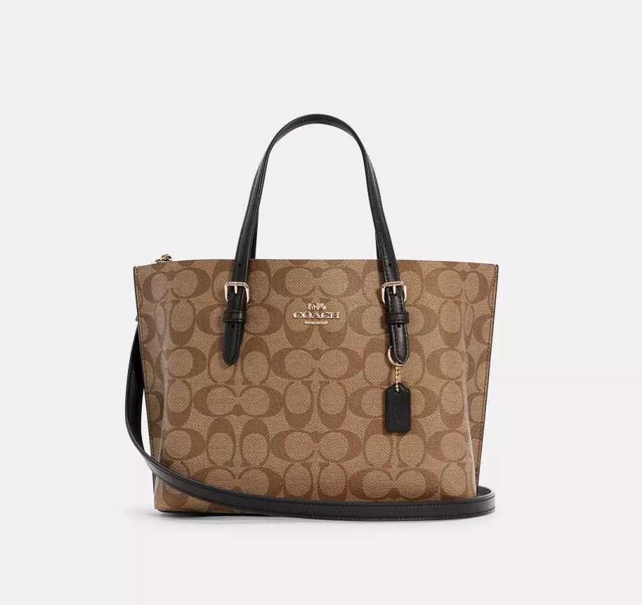 کیف دستی و کراس‌بادی Mollie Tote 25 کوچ از Signature Canvas