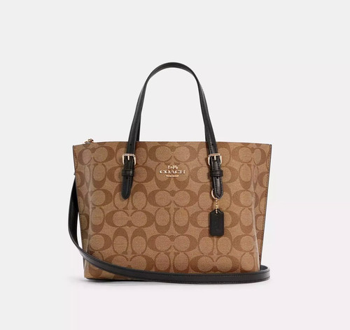 کیف دستی و کراسبادی Mollie Tote 25 کوچ از Signature Canvas