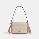 کیف دوشی زنانه کوچ مدل Carey Signature Canvas