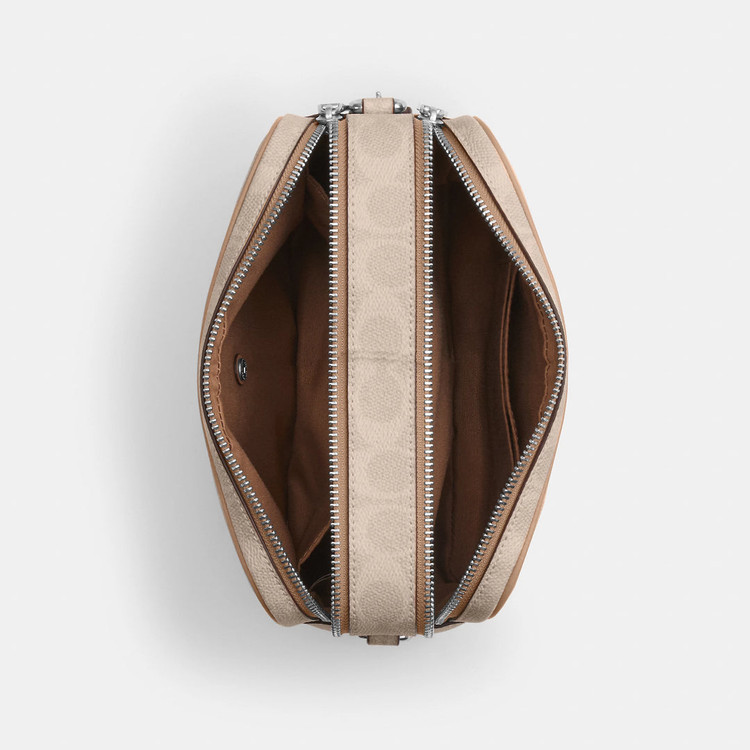 کیف دوشی زنانه کوچ مدل Carey Signature Canvas
