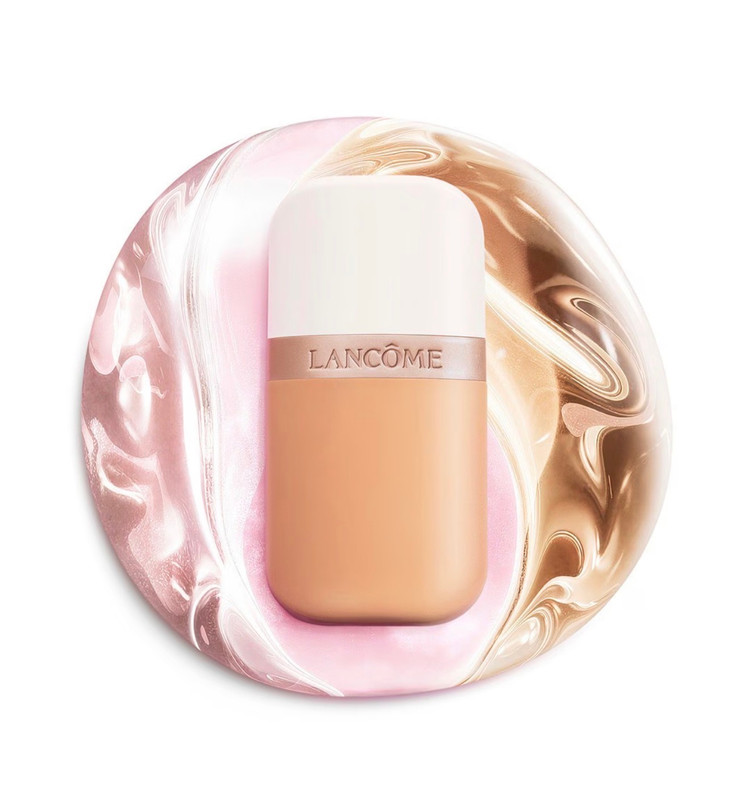فاندیشن سرمی فوقسبک کاور سبک تا متوسط فینیش طبیعی و Glow لانکوم